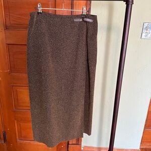 Josephine Chaus Brown Pencil Skirt